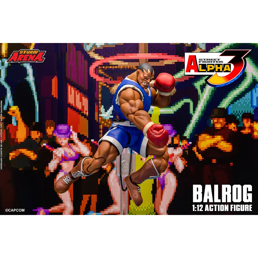 [Preventa Abierta] Street Fighter Alpha 3 Storm Arena Balrog 1/12 Scale Action Figure 12