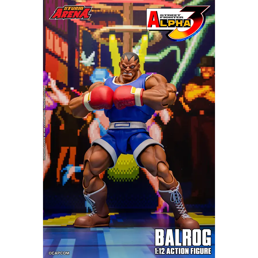 [Preventa Abierta] Street Fighter Alpha 3 Storm Arena Balrog 1/12 Scale Action Figure 13