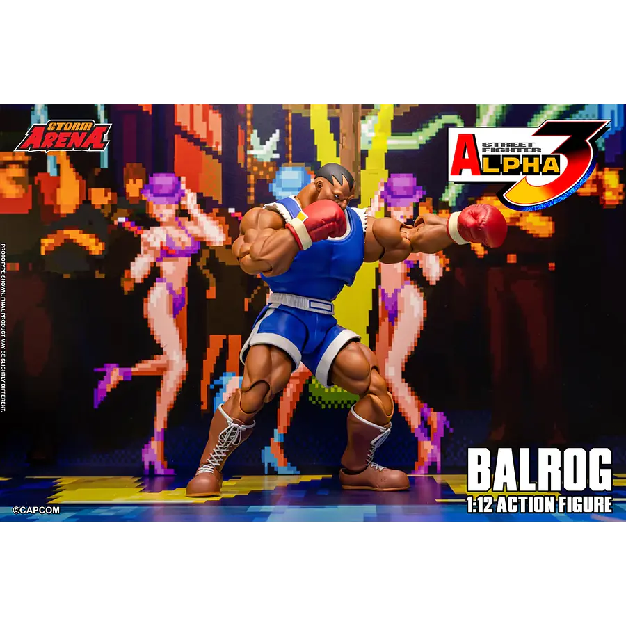 [Preventa Abierta] Street Fighter Alpha 3 Storm Arena Balrog 1/12 Scale Action Figure 16