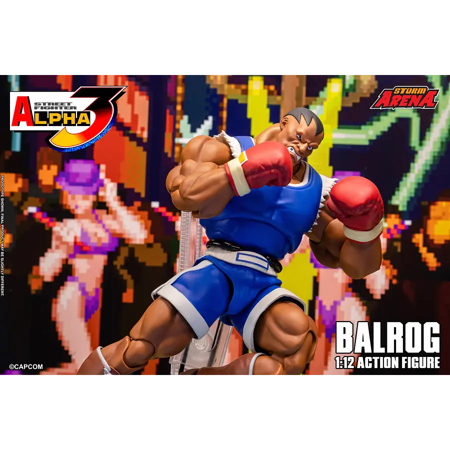 [Preventa Abierta] Street Fighter Alpha 3 Storm Arena Balrog 1/12 Scale Action Figure 20