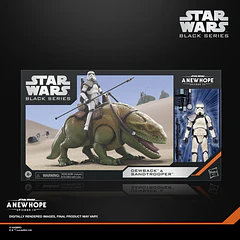 [Preventa Abierta] Star Wars Black Series Dewback & Sandtrooper Action Figures Star Wars: A New Hope (Exclusive) 1