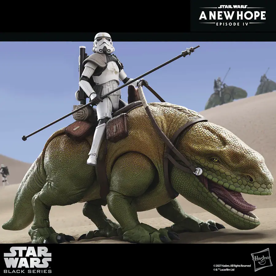 [Preventa Abierta] Star Wars Black Series Dewback & Sandtrooper Action Figures Star Wars: A New Hope (Exclusive) 2