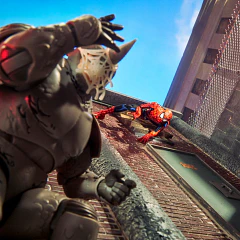 [Preventa Abierta] MARVEL LEGENDS SERIES SPIDER-MAN VS. MARVEL’S RHINO, YOUR FRIENDLY NEIGHBORHOOD SPIDER-MAN (Exclusive) 2