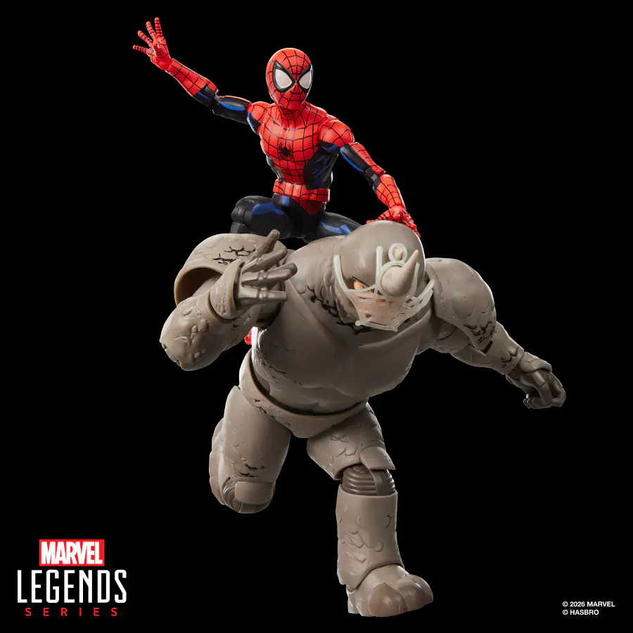 [Preventa Abierta] MARVEL LEGENDS SERIES SPIDER-MAN VS. MARVEL’S RHINO, YOUR FRIENDLY NEIGHBORHOOD SPIDER-MAN (Exclusive) 4