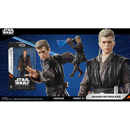 [Preventa Abierta] Star Wars The Black Series Attack Of The Clones (Episode II): Anakin Skywalker (Padawan)