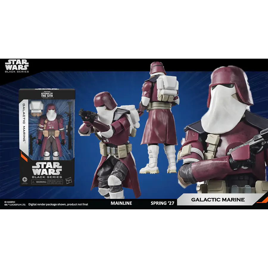 [Preventa Abierta] Star Wars The Black Series Revenge of the sith (Episode III): Galactic Marine 