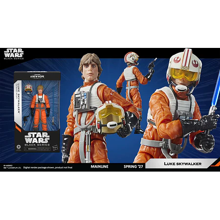 [Preventa Abierta] Star Wars The Black Series A New Hope (Episode IV): Luke Skywalker (X-Wing Pilot)