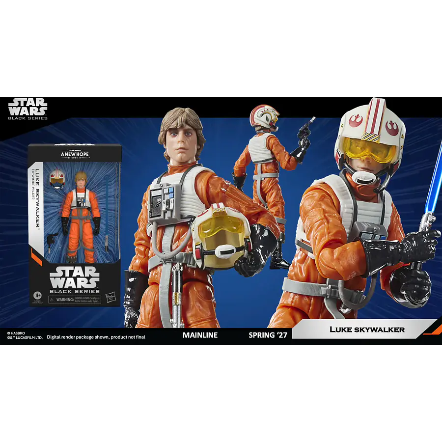 [Preventa Abierta] Star Wars The Black Series A New Hope (Episode IV): Luke Skywalker (X-Wing Pilot) 