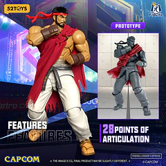 52Toys 1/12 Scale Action Figure - Street Fighter 6 - Ryu RYUSF6JUN26 3