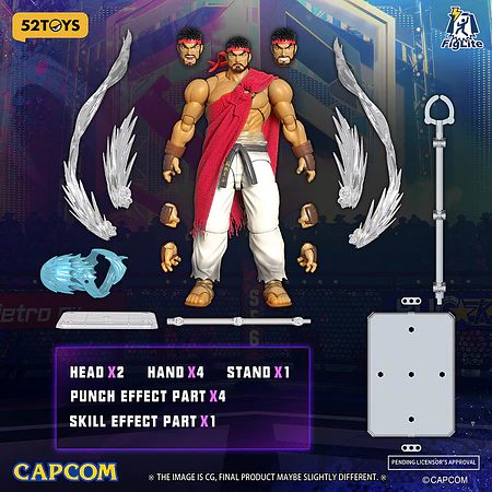 52Toys 1/12 Scale Action Figure - Street Fighter 6 - Ryu RYUSF6JUN26