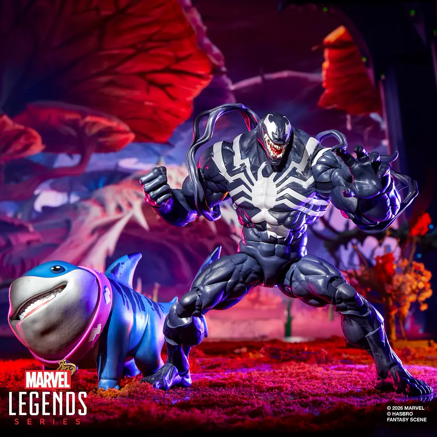 MARVEL LEGENDS SERIES MARVEL RIVALS VENOM & JEFF THE LAND SHARK G2074 2