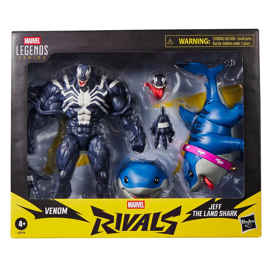 MARVEL LEGENDS SERIES MARVEL RIVALS VENOM & JEFF THE LAND SHARK G2074 1