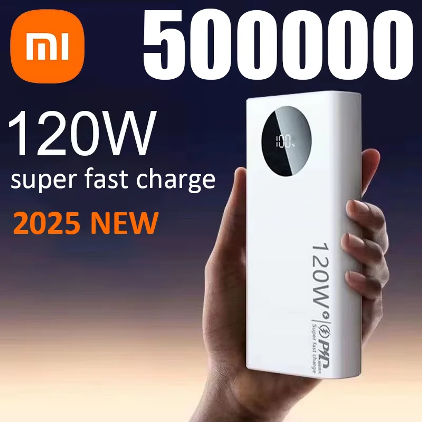 Xiaomi 120W 50000mAh High Capacity Power Bank Fast Charging 3