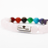 Pulsera Siete Chakras_Cuarzo Rosa
