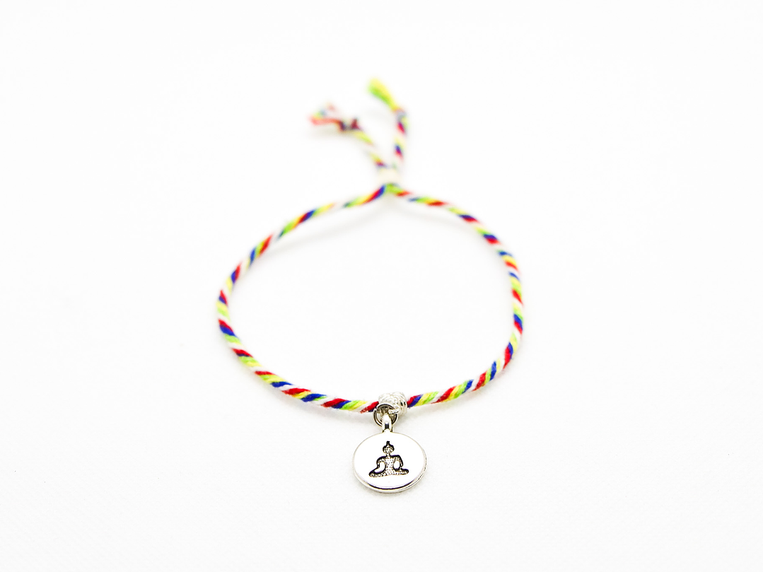 Pulsera 5 colores Tibetana (Buda Meditando) 1