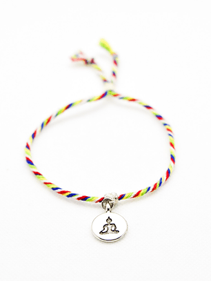 Pulsera 5 colores Tibetana (Buda Meditando)