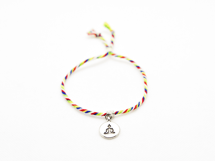 Pulsera 5 colores Tibetana (Buda Meditando) 1