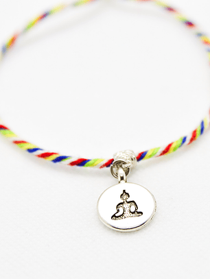 Pulsera 5 colores Tibetana (Buda Meditando)