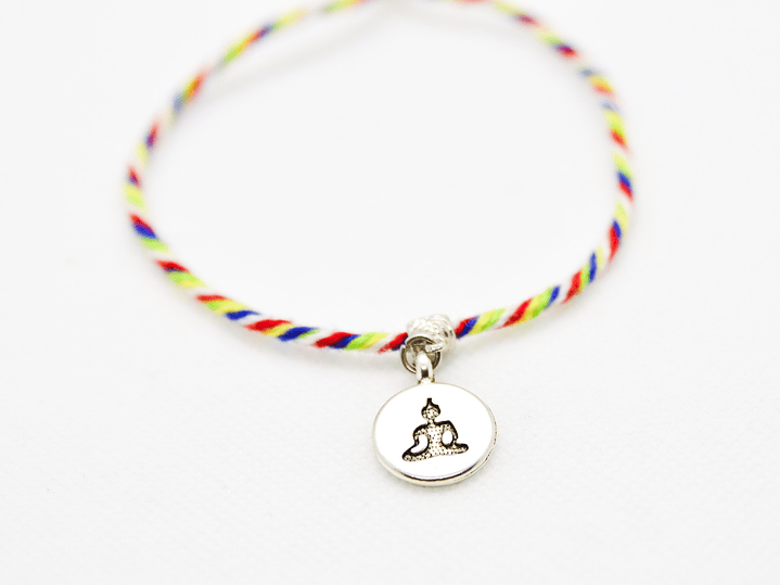 Pulsera 5 colores Tibetana (Buda Meditando) 2