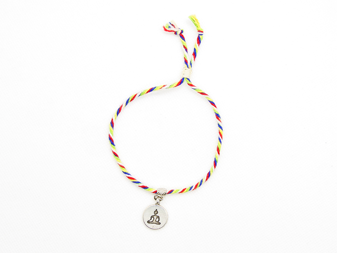 Pulsera 5 colores Tibetana (Buda Meditando) 3