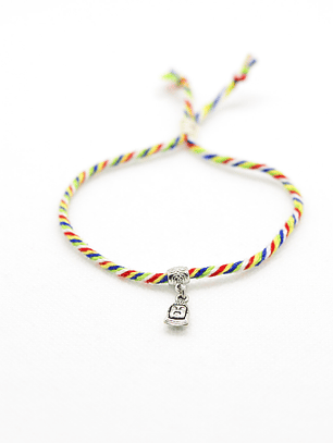 Pulsera 5 colores Tibetana (Cabeza de Buda)