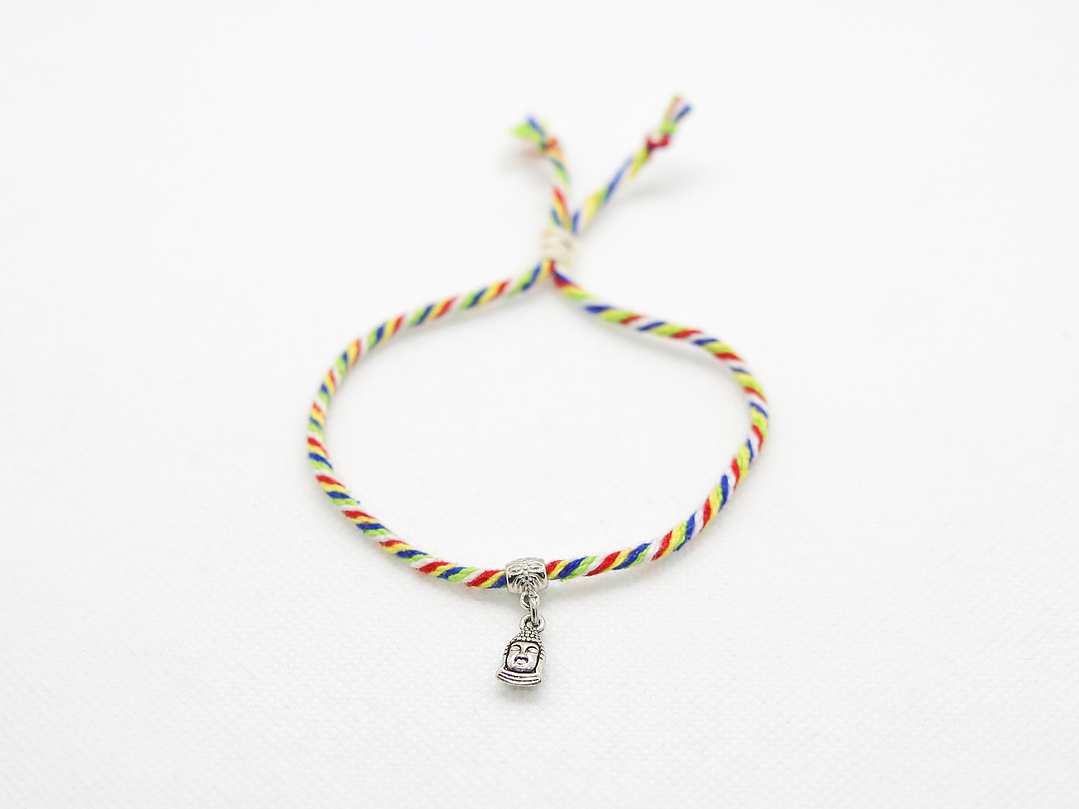 Pulsera 5 colores Tibetana (Cabeza de Buda) 2