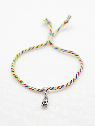 Pulsera 5 colores Tibetana (Cabeza de Buda)