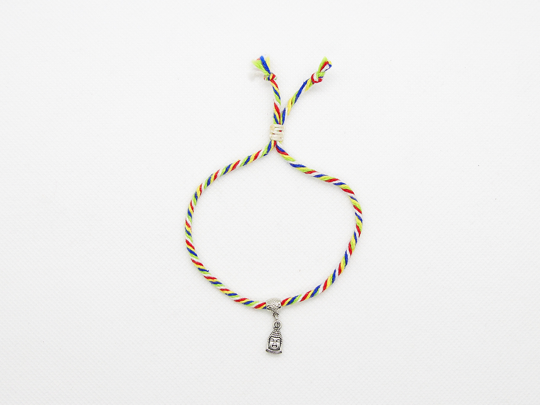 Pulsera 5 colores Tibetana (Cabeza de Buda) 4