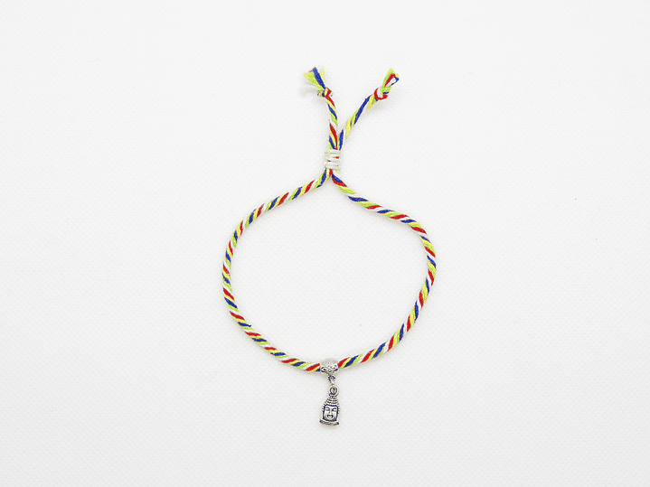 Pulsera 5 colores Tibetana (Cabeza de Buda) 4