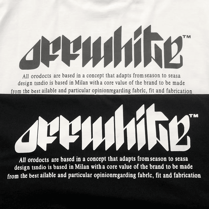 T-shirt Off White    5