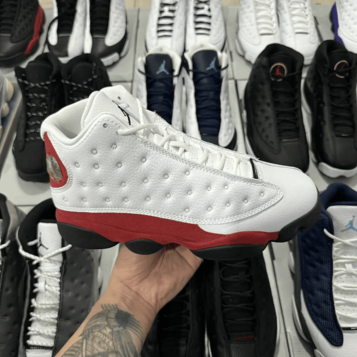 AJ13 White and Red 3