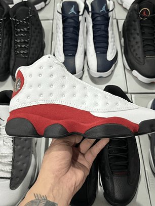 AJ13 White and Red