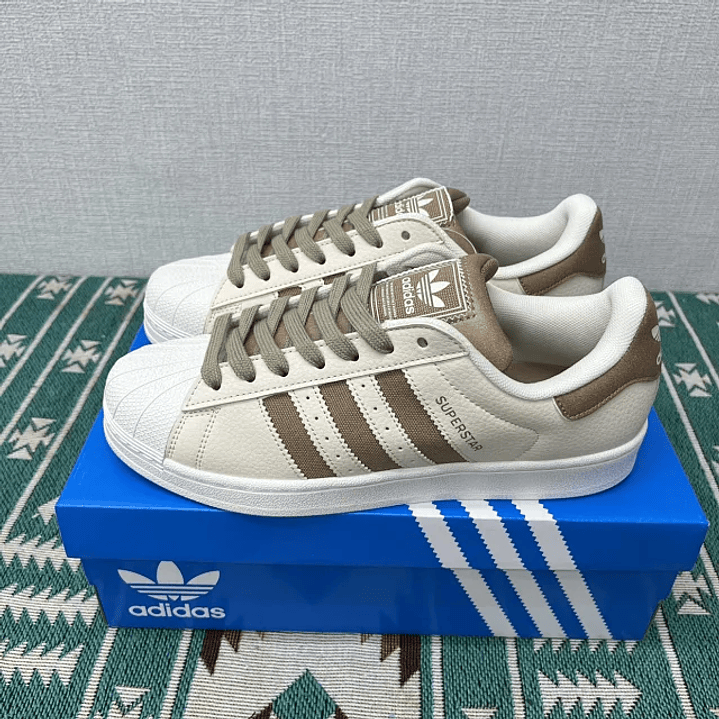 Superstar Off-White And Light Brown 1
