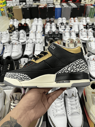 AJ3 Black Cement Gold