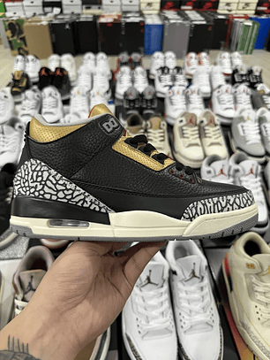 AJ3 Black Cement Gold