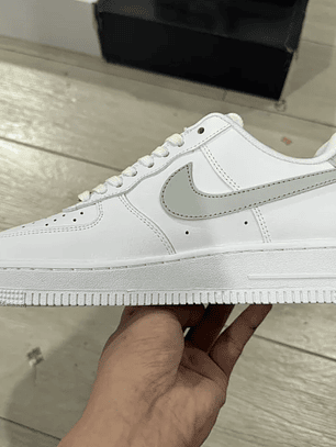 AF1 White Grey Gold