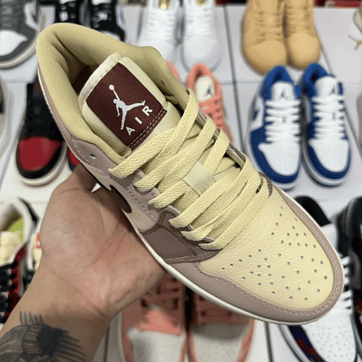 AJ1 LOW BEIGE/MULTI-COLOR 5