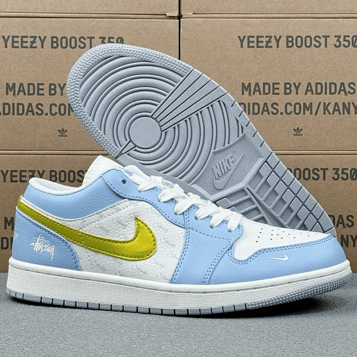 AJ1 Low x Stussy Blue 5