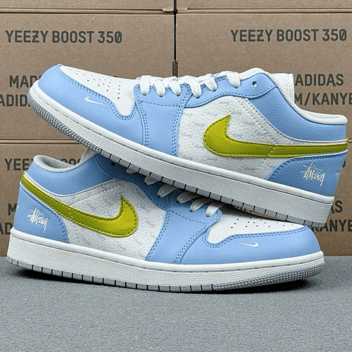 AJ1 Low x Stussy Blue 3