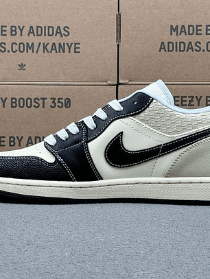 AJ1 Low Coconut Milk Black Muslin