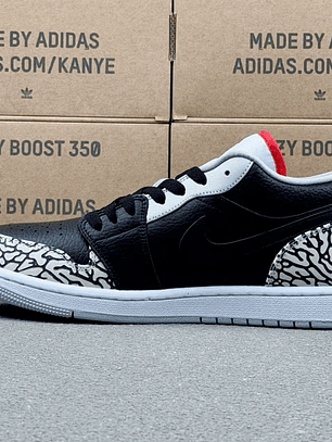 AJ1 Low Black Cement
