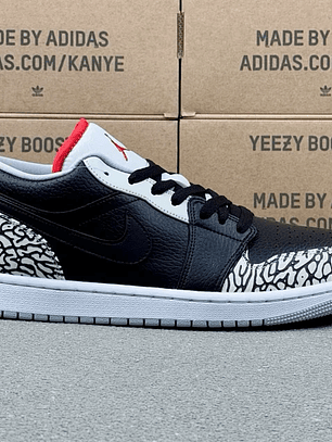 AJ1 Low Black Cement