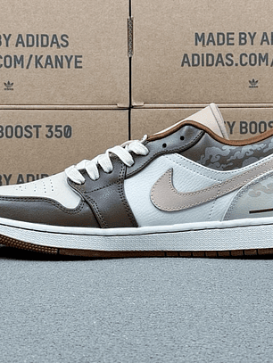 AJ1 Low White and Brown