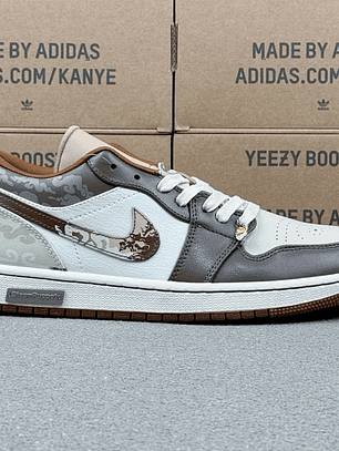 AJ1 Low White and Brown