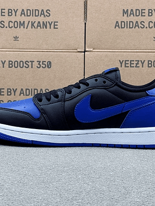 AJ1 Low  Black-White-Game Royal