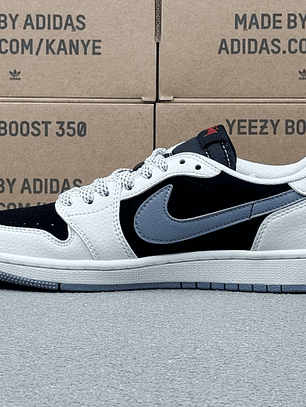 AJ1 Low x Stussy White And Black