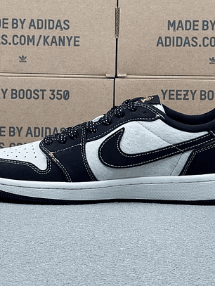 AJ1 Low White And Black