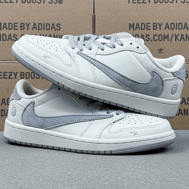 AJ1 Low White Bape 5