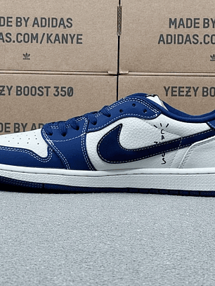 AJ1 Low White And Blue