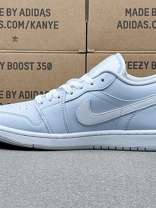 AJ1 Low Aluminium Azul